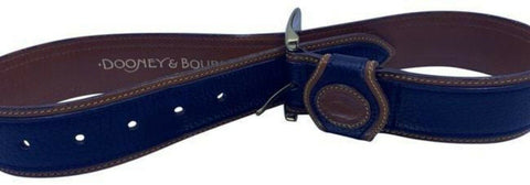 Dooney And Bourke Black Tan And Small Leather Belt