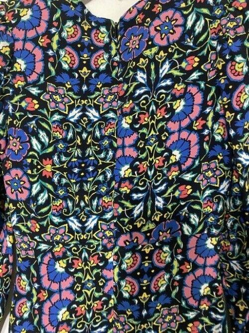 nicole miller multicolor new knee length printed msrp