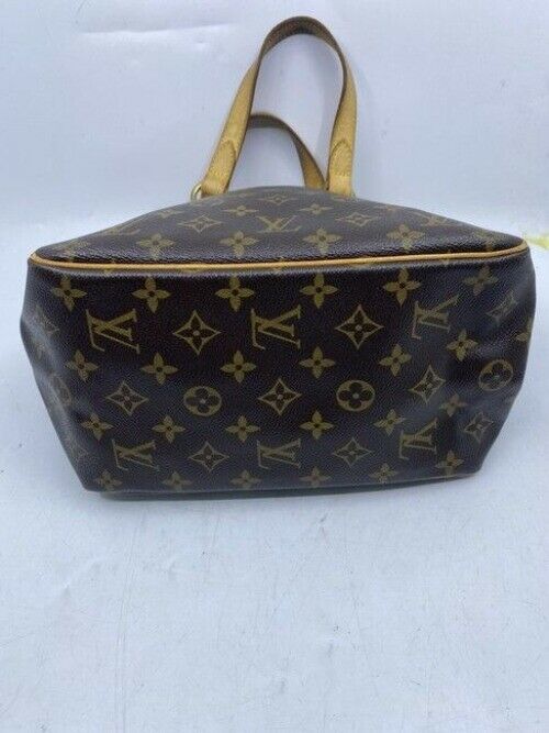 Louis Vuitton Batignolles Vertical Brown Monogram Canvas Shoulder Bag