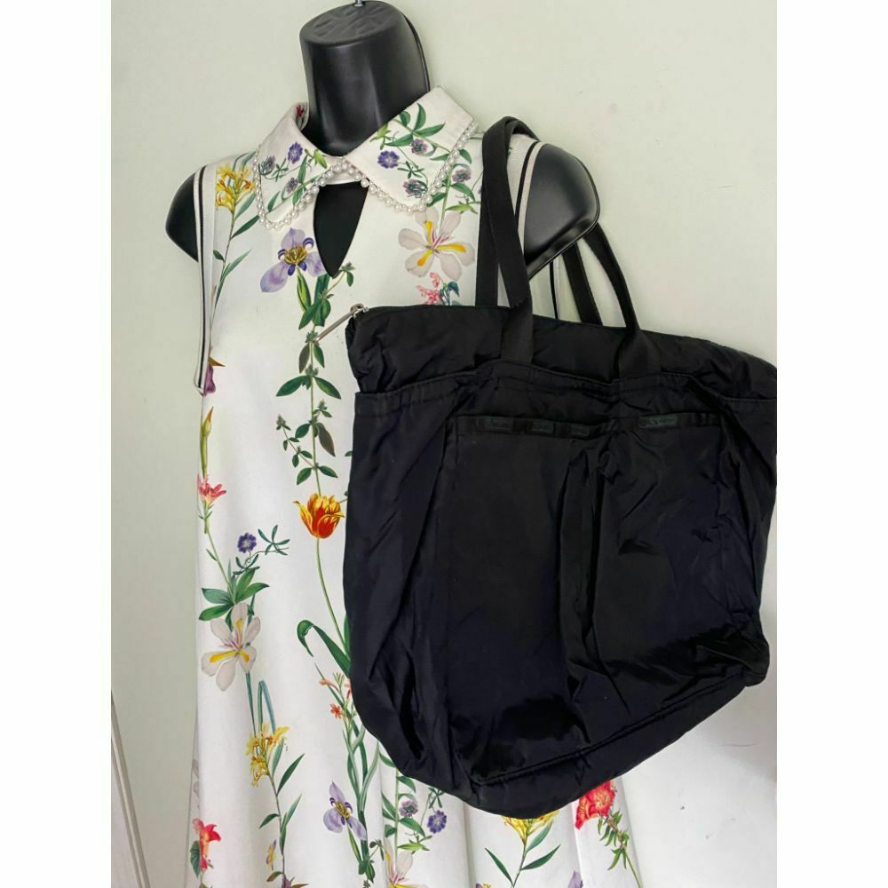 Le Sportsac Women's Black Nylon Tote Bag