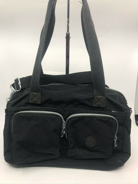 Kipling Black Nylon Medium Size Crossbody Bag