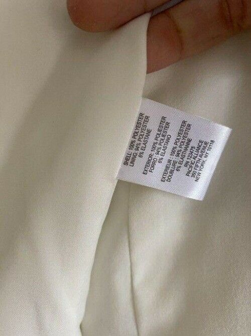 elie tahari white navy w fray msrp activewear outerwear