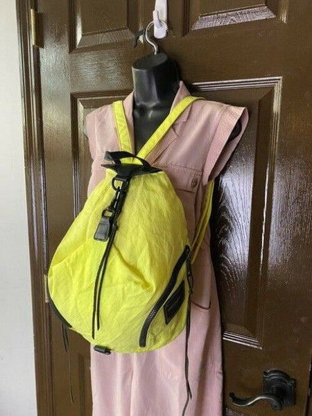 Rebecca Minkoff Julian Lightweight Yellow Nylon Backpack