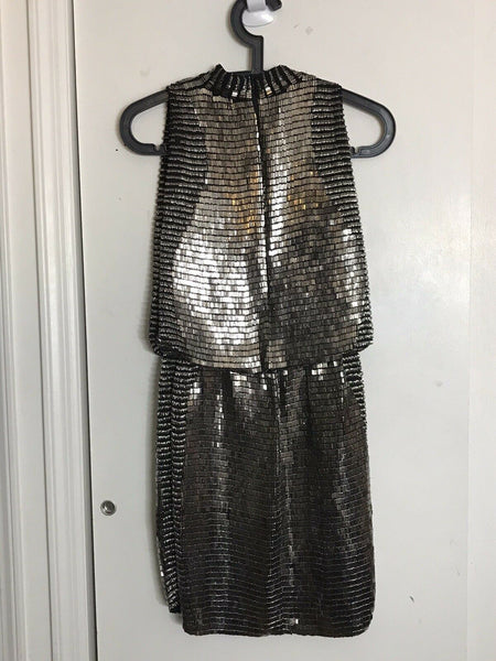 John John Lab Sequined Sample Dress Size 2