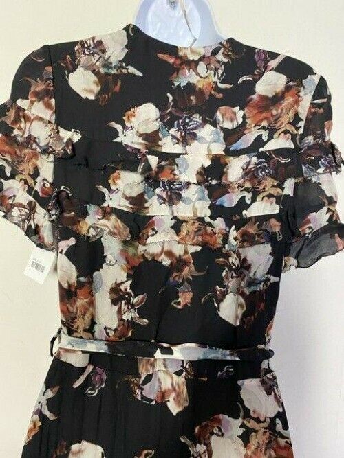 nicole miller black white new maxi msrp