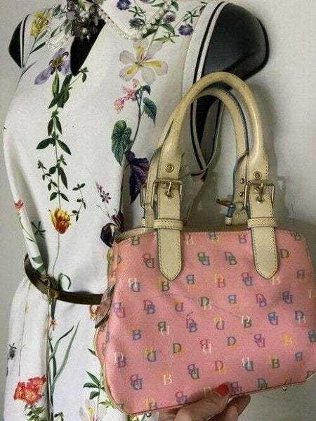 dooney and bourke handbag pink multicolor hobo bag