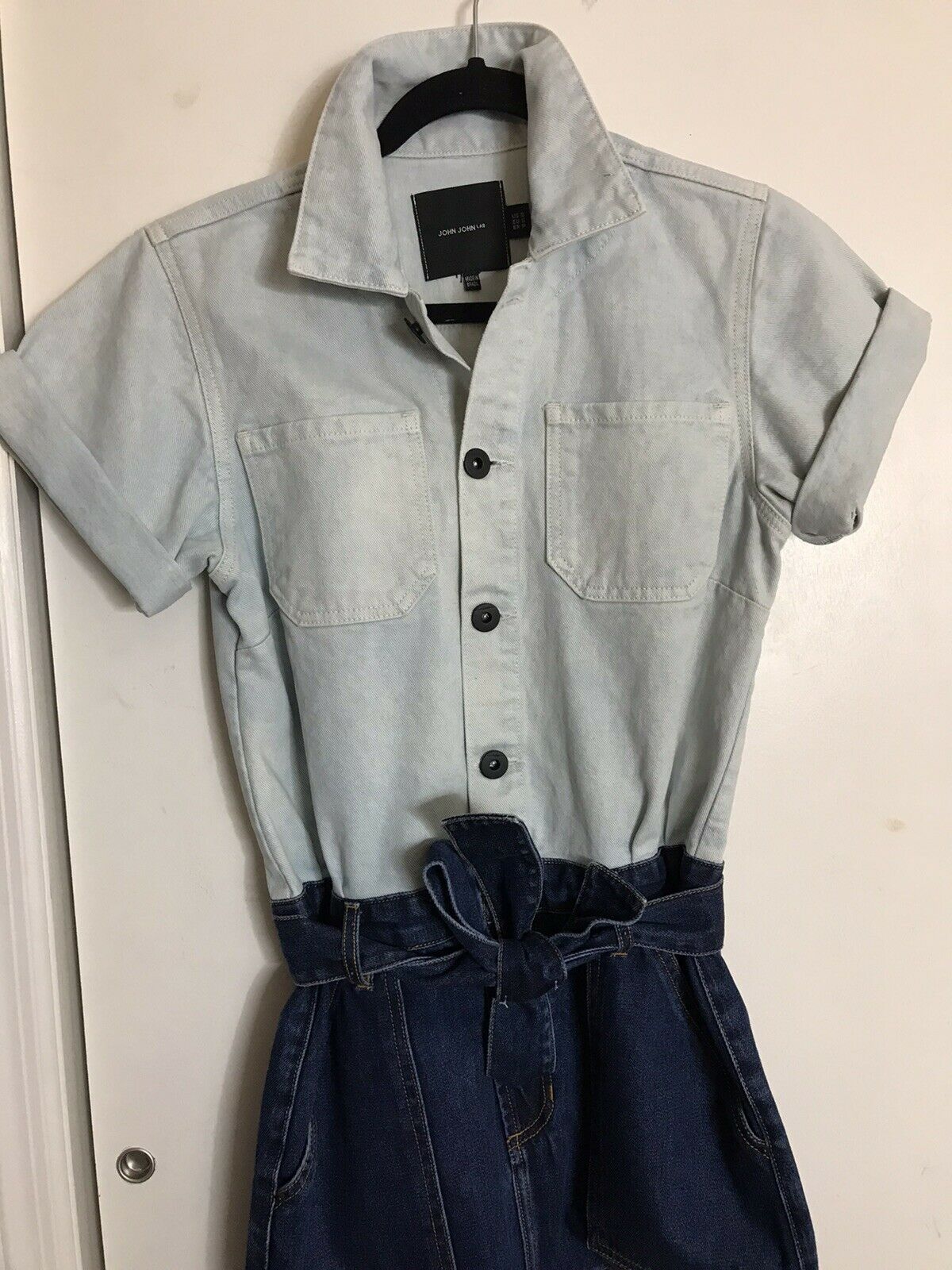 NWT! John John Lab Denim Romper Sz Small
