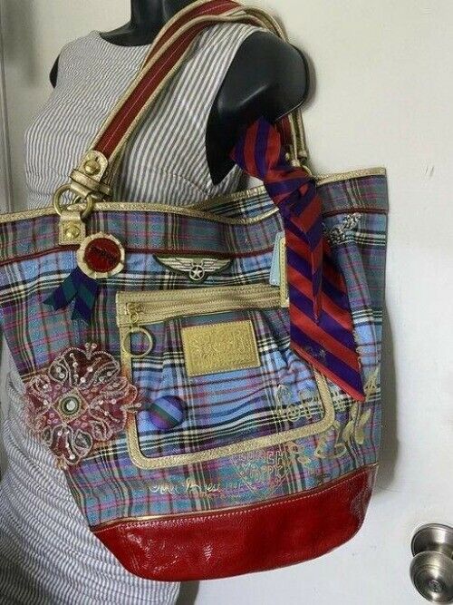 Coach w hand shoulder customized by me wapplique street multicolor shoulder bag
