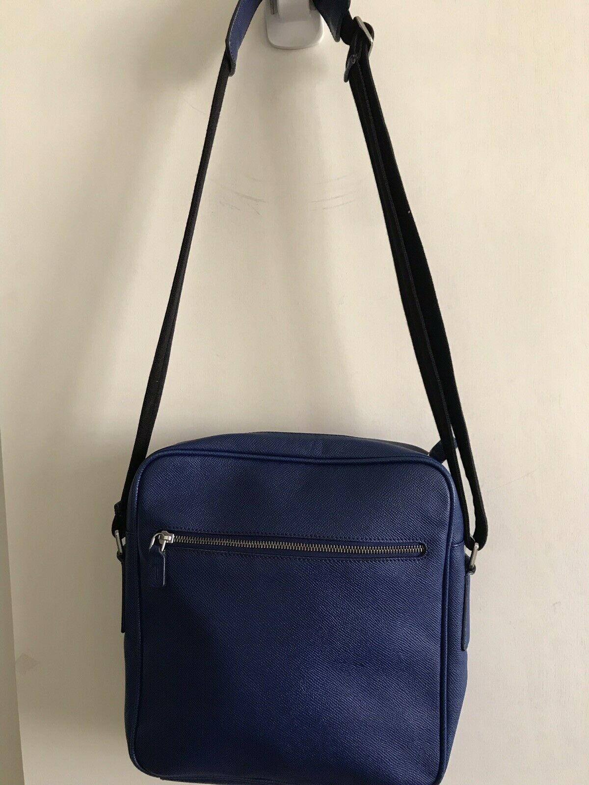 TOD’S Blue Saffiano Leather Crossbody Bag