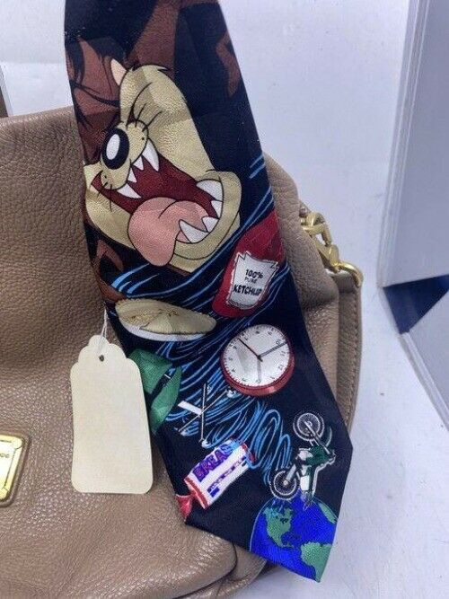 Marc By Marc Jacobs Customized With Removable Tunes Tie Sash Accent Tan Leather
