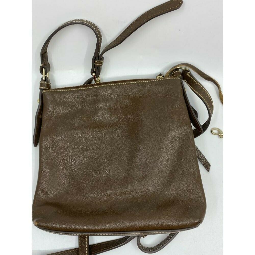 DOONEY & BOURKE Brown Leather Crossbody Bag