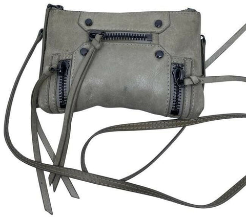 Botkier Logan Gray Leather Cross Body Bag