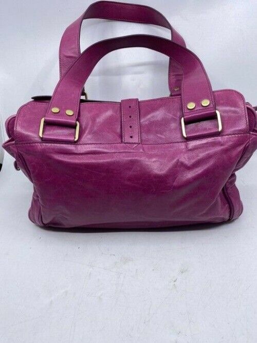 Mulberry Mabel Purple Leather Shoulder Bag