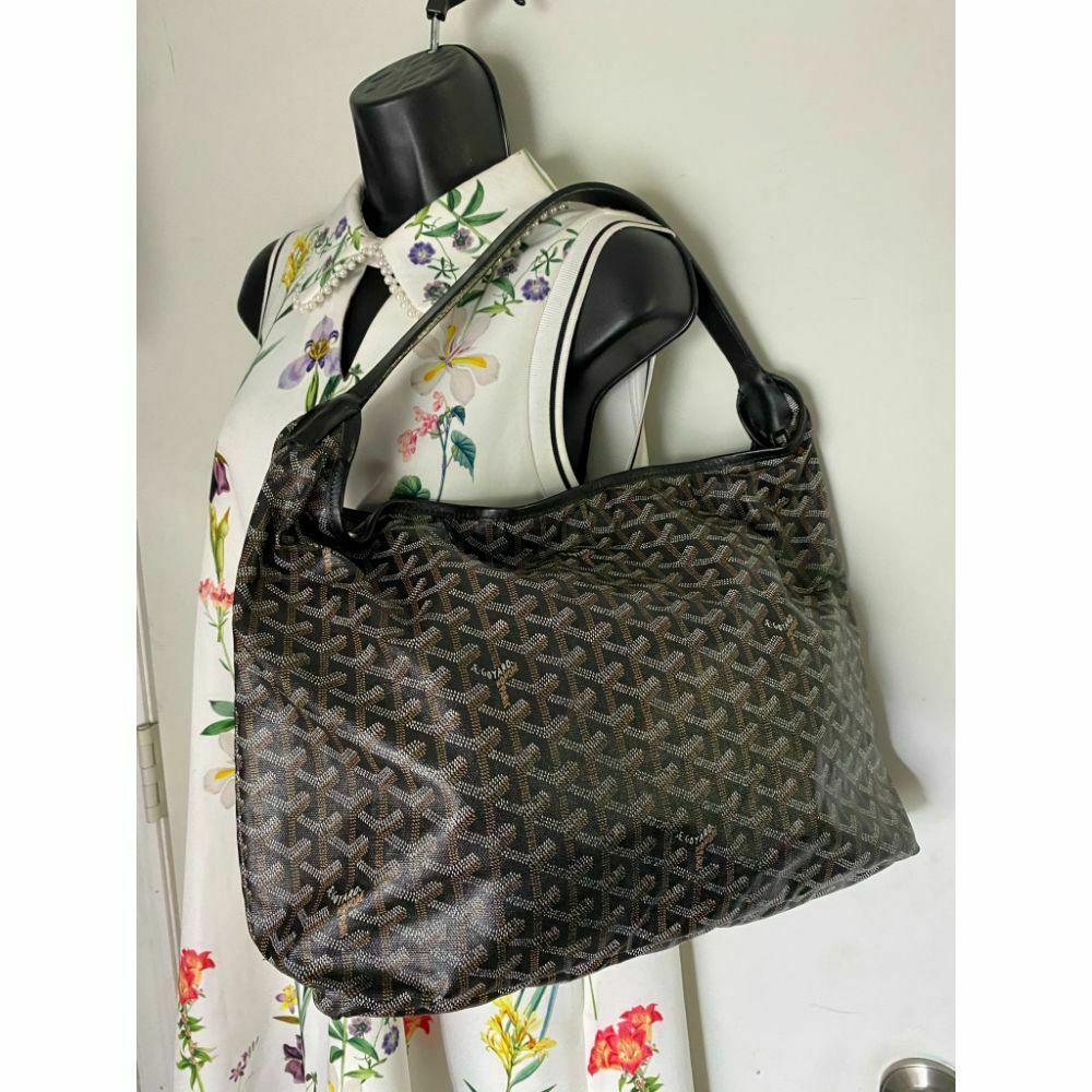 GOYARD Fiji Hobo Bag Black Msrp 1,200
