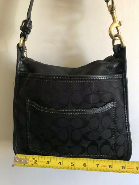 COACH Medium Interwoven Jacquard Bag - Black