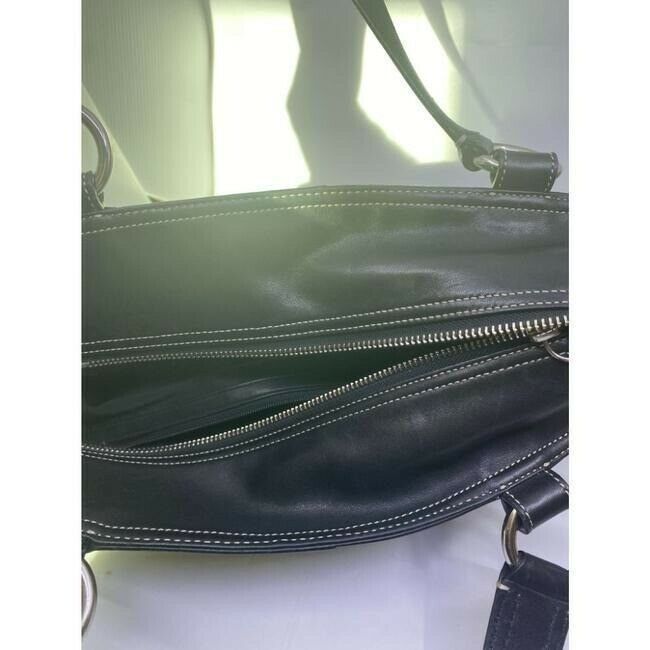 COACH Large Brown Leather Shoulder Bag