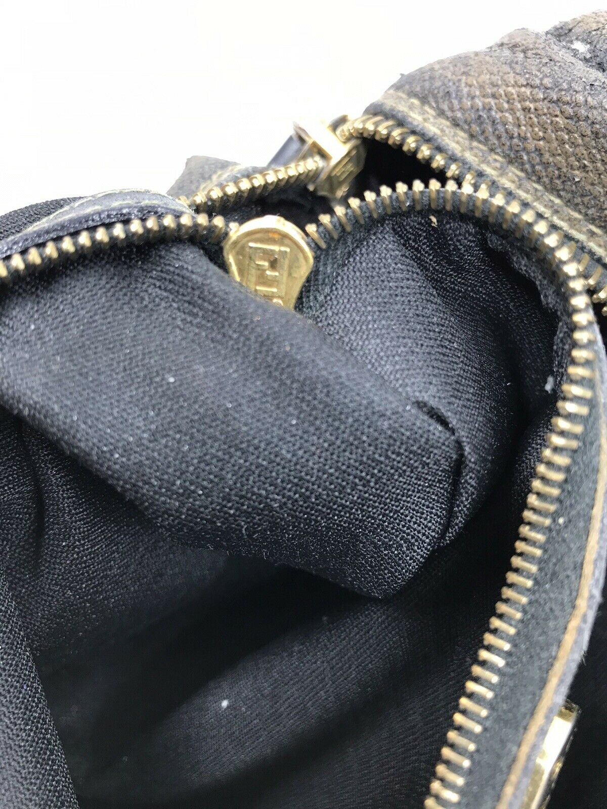 FENDI Vintage Canvas Crossbody Bag Needs TLC