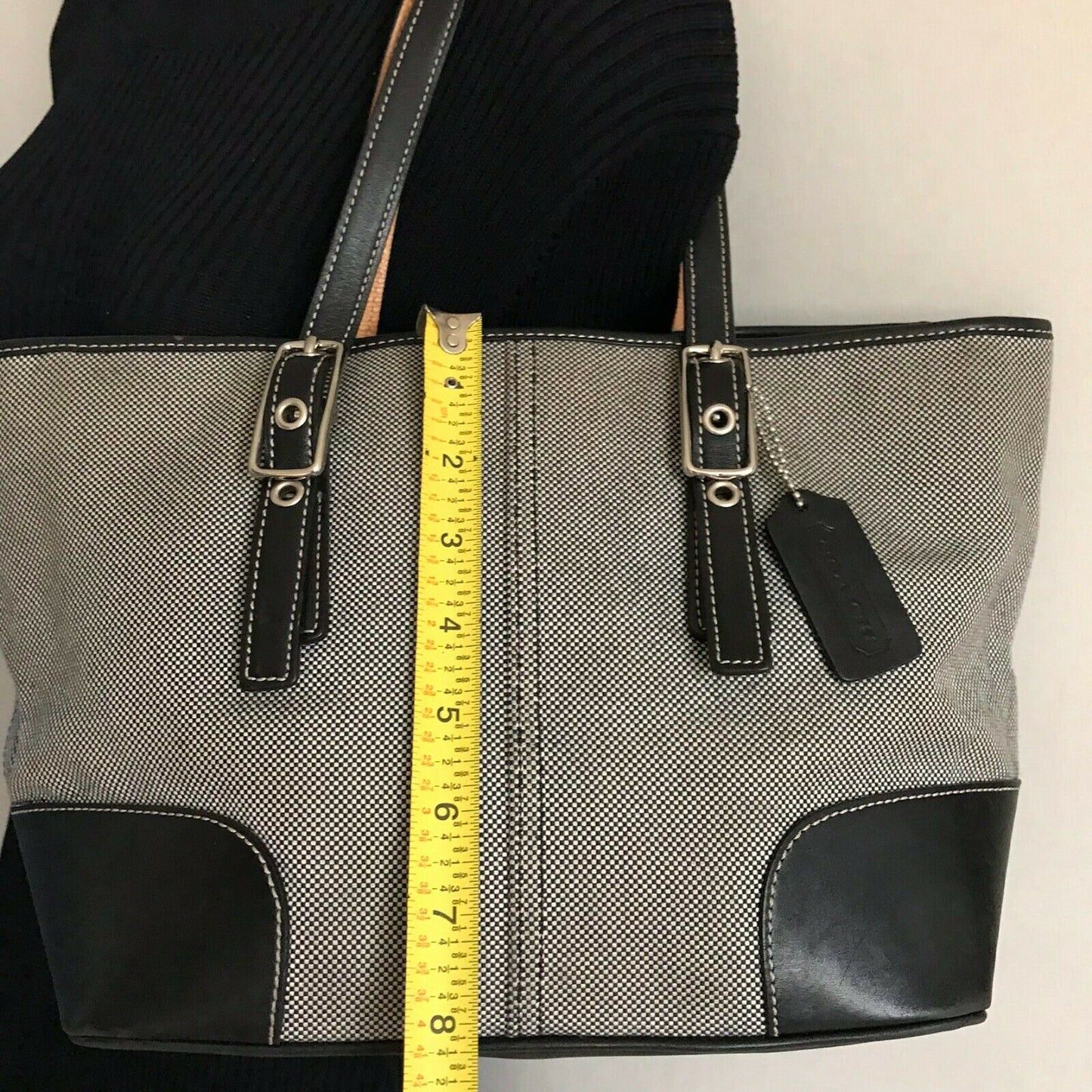Coach Fabric/Leather Tote