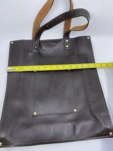 msrp brown leather tote