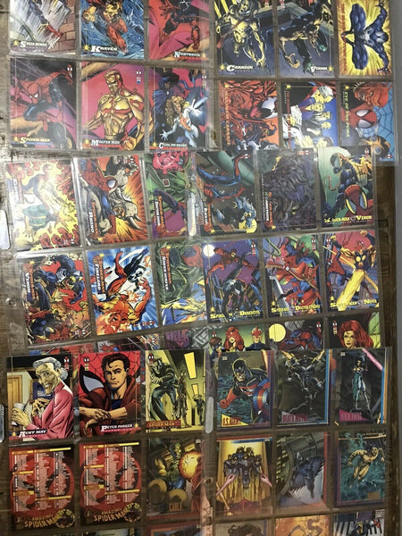 Collection of Trading Cards X-Men, SpiderMan, Pokemon 425 + Pieces!!
