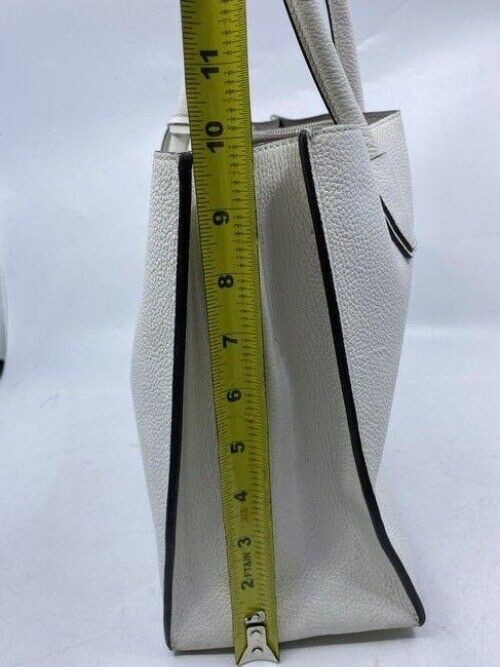 michael kors large white leather shoulder bag