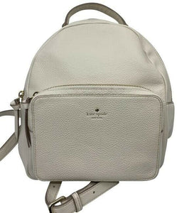 kate spade cream white leather backpack
