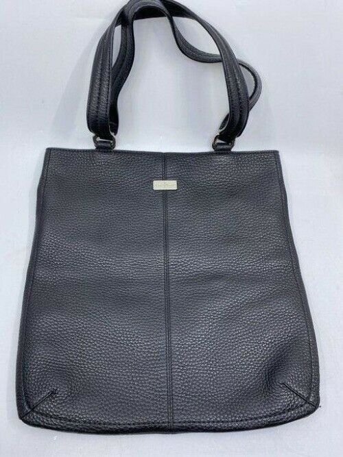cole haan xl black leather shoulder bag