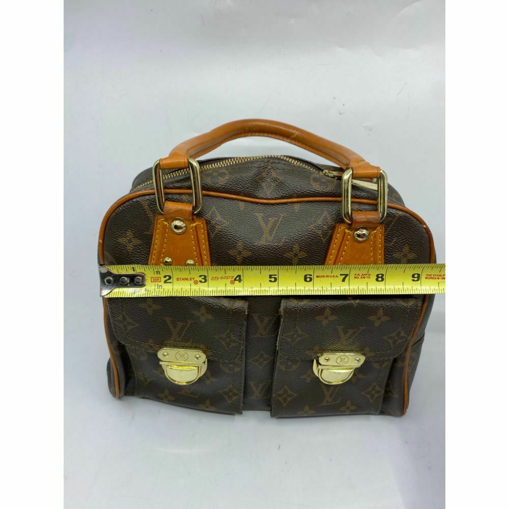 Louis Vuitton Manhattan PM Brown Tote Handbag
