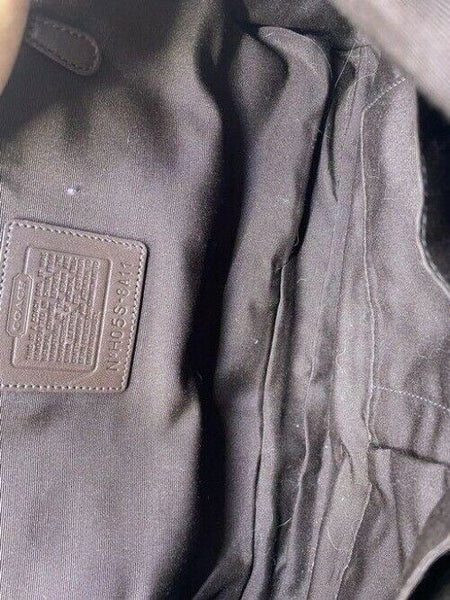 coach medium bag handbag off white leather shoulder bag