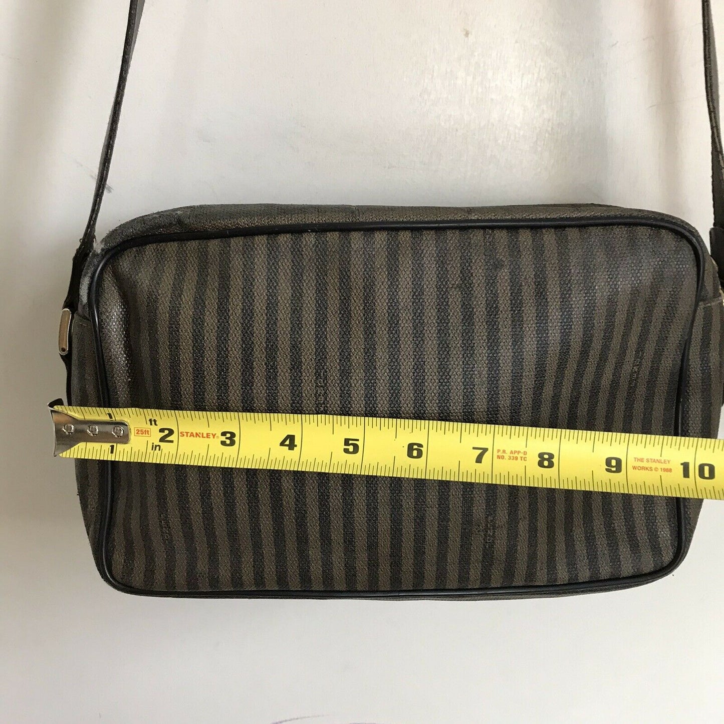 FENDI Vintage Canvas Crossbody Bag Needs TLC