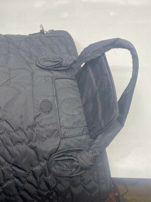 marc jacobs padded device black nylon cross body bag