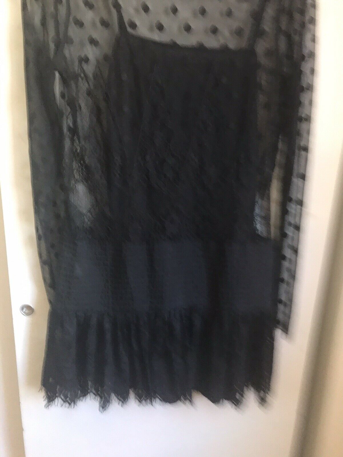 MAJE Black Lace Dress Size 1