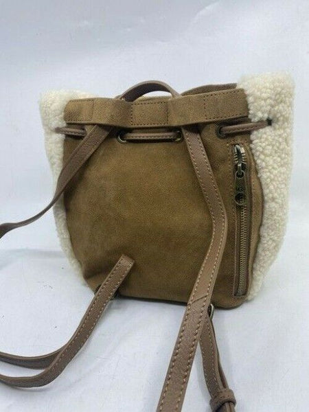 Ugg Australia Fey Mini Convertible Chestnut Brown Suede Backpack