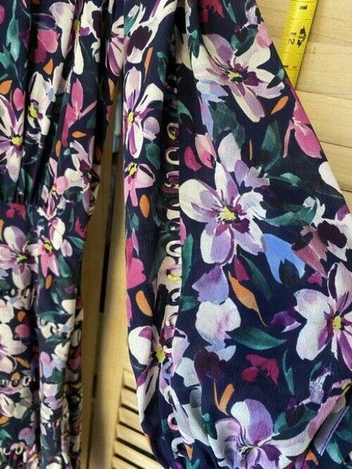 Nicole Miller White Pink Blue New Floral Mini Msrp Mid Length Short Casual Dress