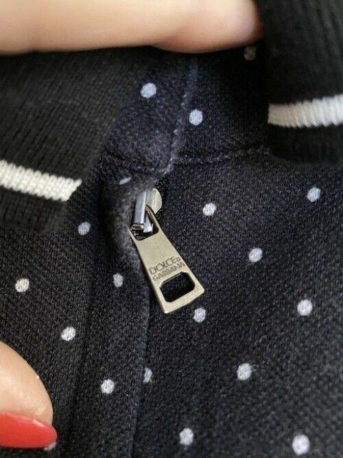 dolce and gabbana black white dolce and gabbana ss polka dot women s polo small