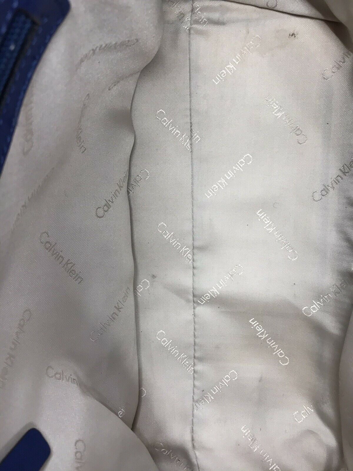 Calvin Klein Blue Tote Bag