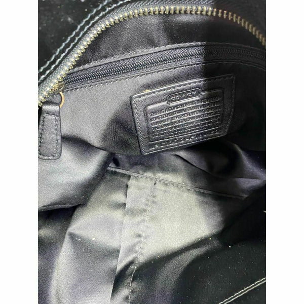 COACH Large Patent Leather Black Shoulder Bag