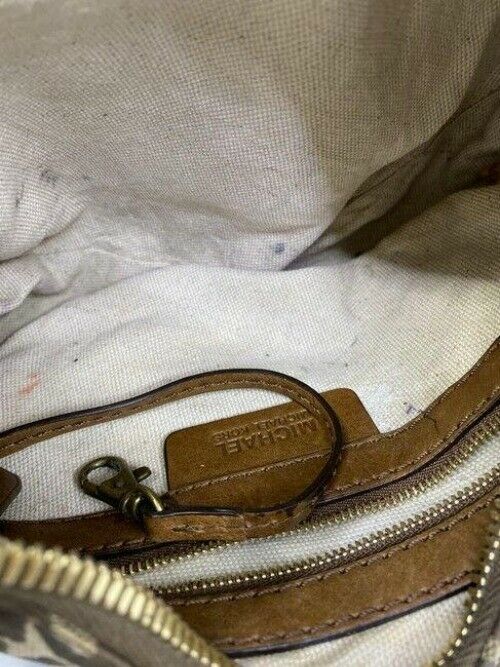 michael kors small handbag msrp beige brown hobo bag