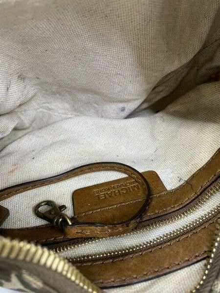 michael kors small handbag msrp beige brown hobo bag