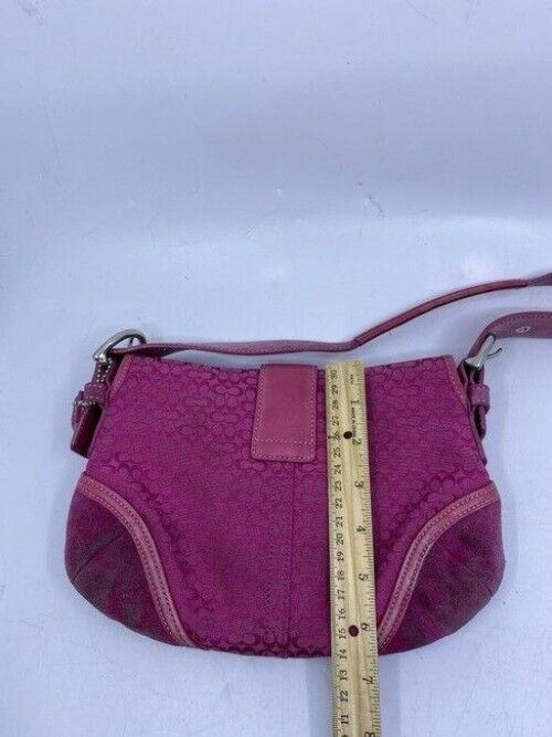 Coach Small Handbag Purple Hobo Bag