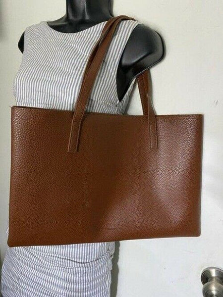 Vince Camuto msrp bronze leather shoulder bag