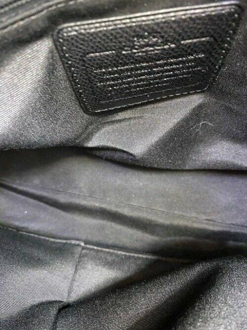 coach bag w w add on sesame street tie accesory black fabric tote