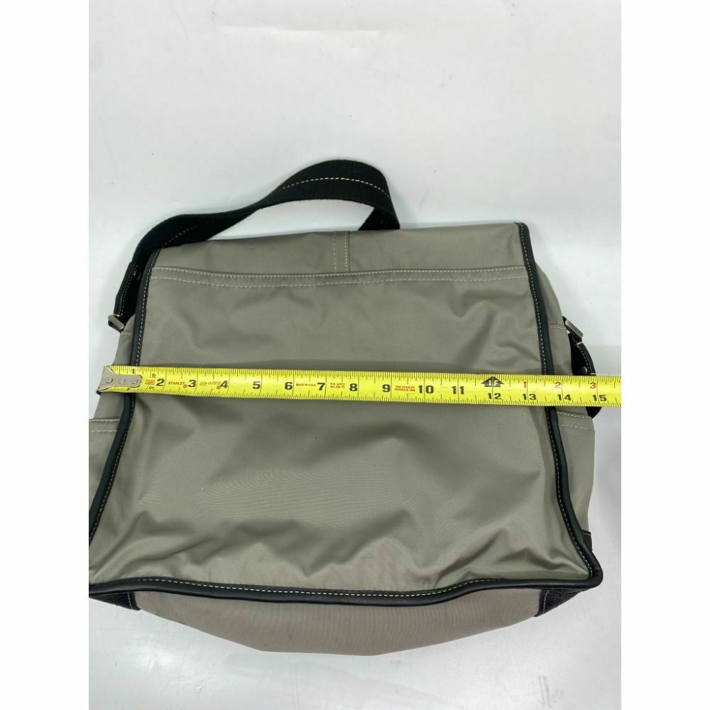 Coach Large Black Gray Nylon Messenger Bag