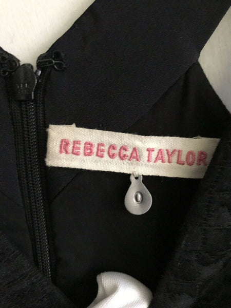 REBECCA TAYLOR Black Dress Sz 0