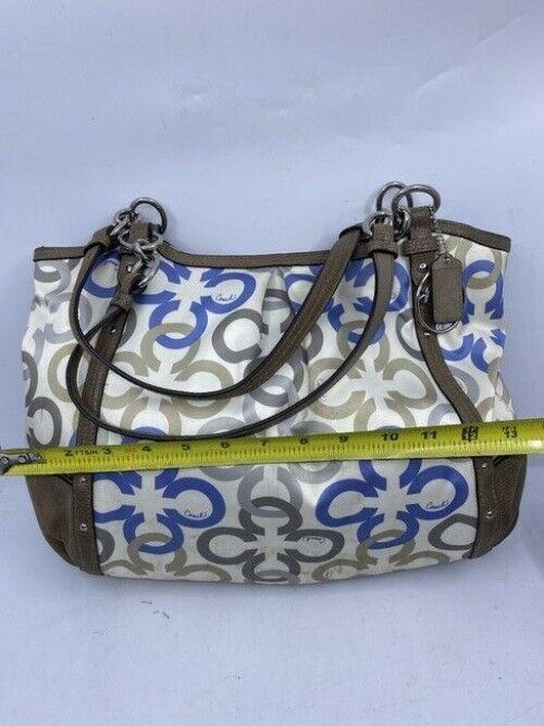 coach bag msrp multicolor fabric tote
