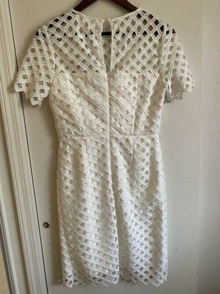 milly white new msrp short formal dress