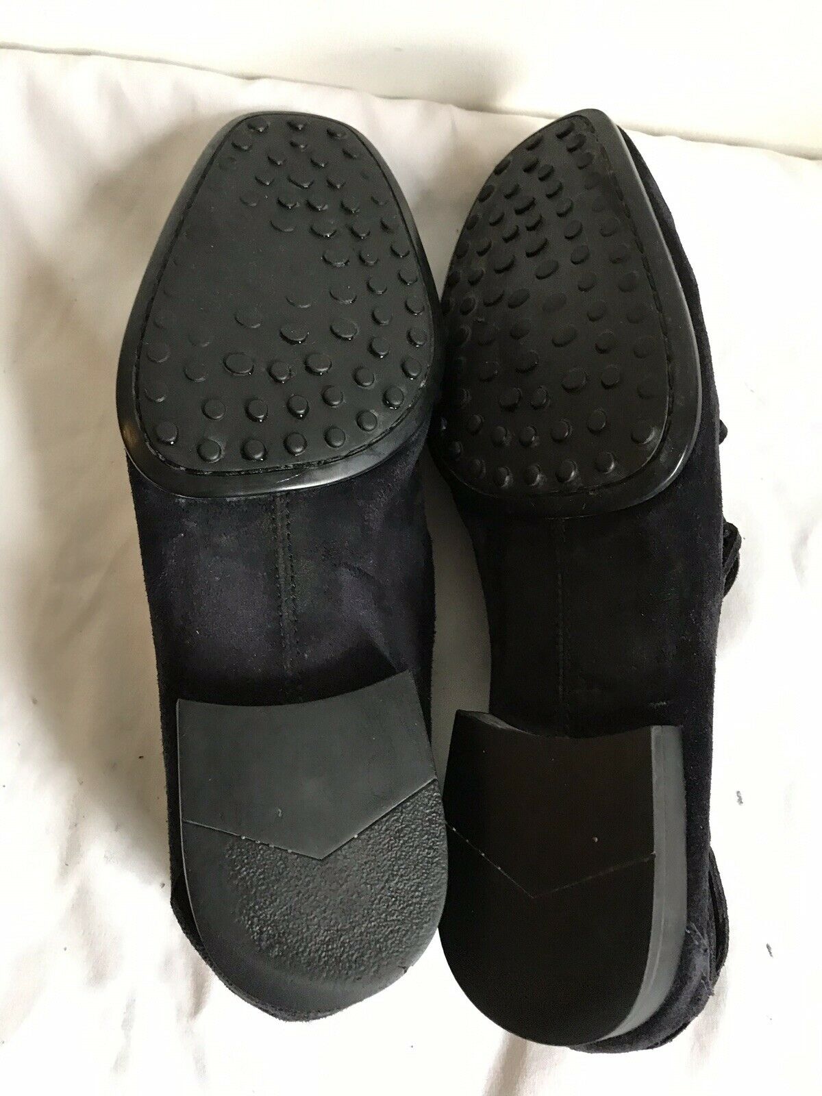 TOD’S Men’s Navy Suede Loafers Us Sz 10.5