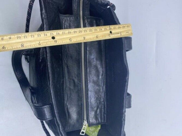 Zadig And Voltaire Bianca Black Leather Shoulder Bag