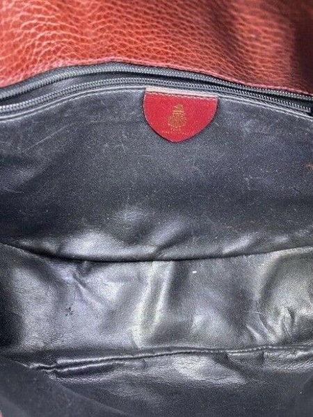 mark cross vintage shoulder burgundy leather cross body bag