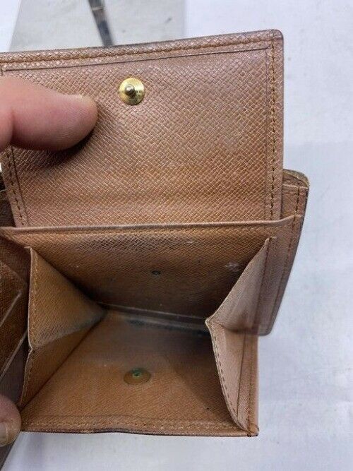 Louis Vuitton Brown Vintage Monogram Bifold Ba0992 Wallet